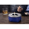 Butt Bat Stainless Windproof Faux Leather Bean Bag Sandbag Ashtray