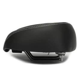 Big Ass Bike Cycle Noseless Saddle Wide Large Soft PU Pad Seat (Black & Red)