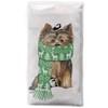 Mary Lake-Thompson Yorkie Scarf Cotton Flour Sack Dish Towel