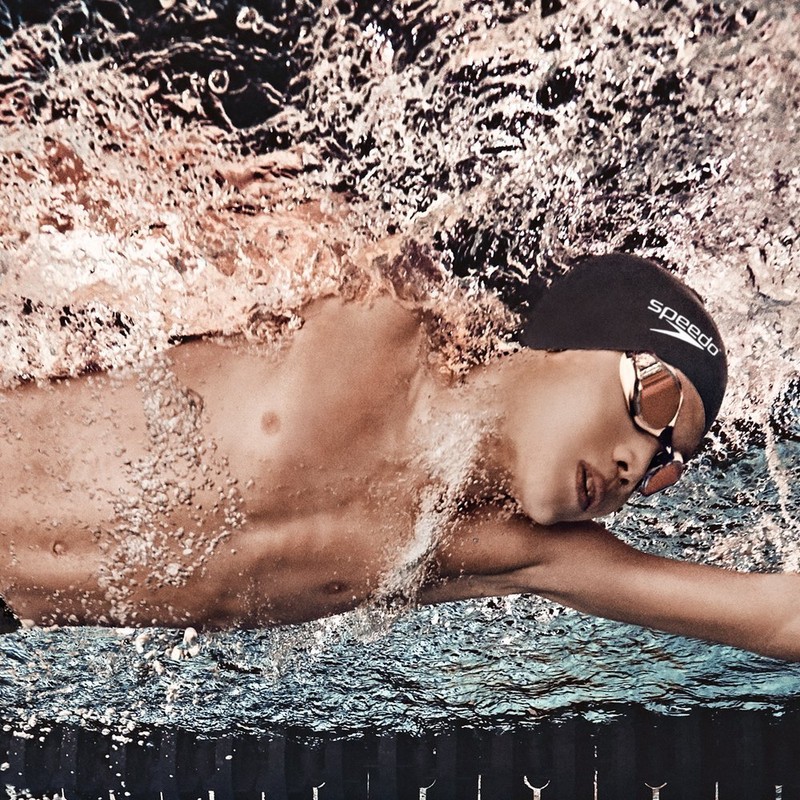 Speedo Jr. Hyper Flyer - Goggles de natación, Púrpura (Pop