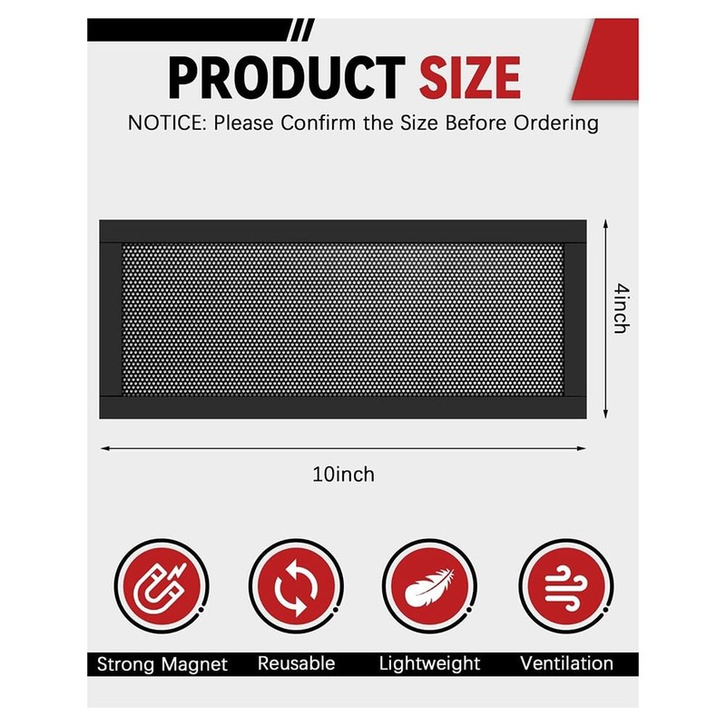 Byttlerom 6 Pack Vent Covers for Home Floor Vent Covers