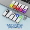 WOOOLKEN USB Stick 2.0 Memory Stick 4GB 20 Pack USB