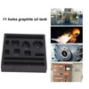 Graphite Ingot Mold for Metal Casting 11 Holes Easy Demoulding