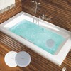 V-TOP Bathtub Drain Stopper 2 Pack, 5 inches Silicone Tub