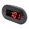 Digital Alarm Clock Bedroom Large Display AM FM Radio LED