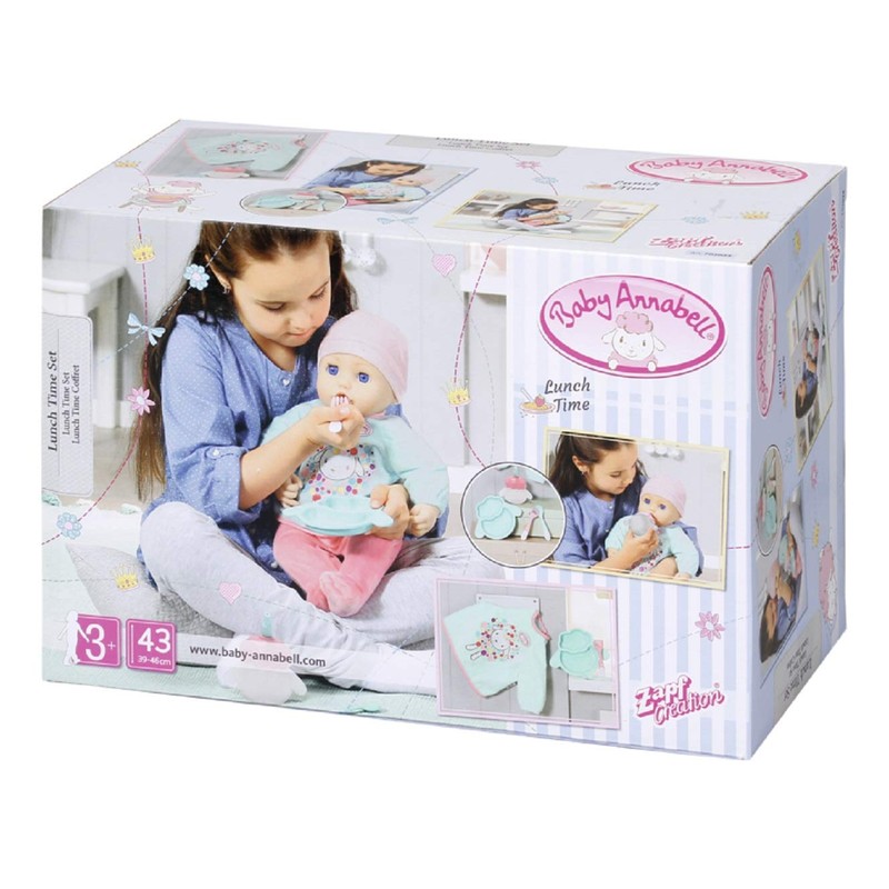 Zapf Creation Baby Annabell Lunch Time, Lunch Time Set, Colourful