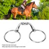 O Ring Horse Bits Flexible Linking Polished Stainless Steel Horse