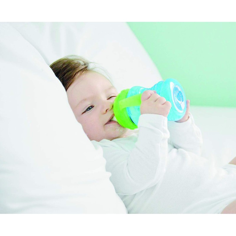 Nûby - Swirl™ Anti-drip Cup – 6 Months Blue