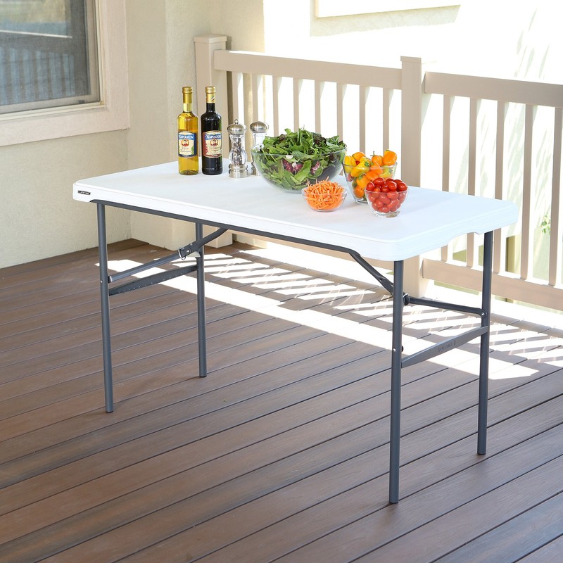 Lifetime 280478 Commercial Nesting Folding Table, 4 Foot