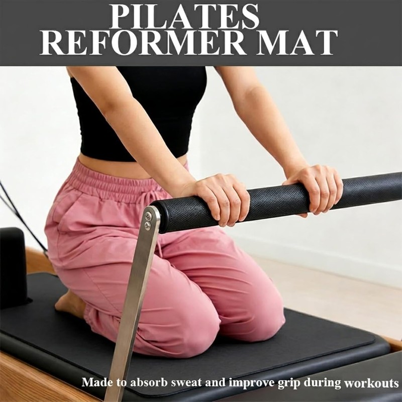 QCWN Non-Slip Pilates Reformer Mat Cover, 39" x 24" Pilates