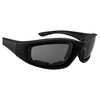 2 Pairs Maxx SS1 Sport Motorcycle Foam Padded Sunglasses Black