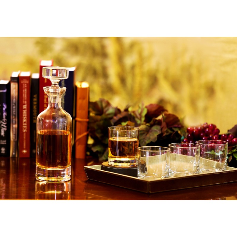Ravenscroft Crystal Wellington Whisky Set, 5-Piece