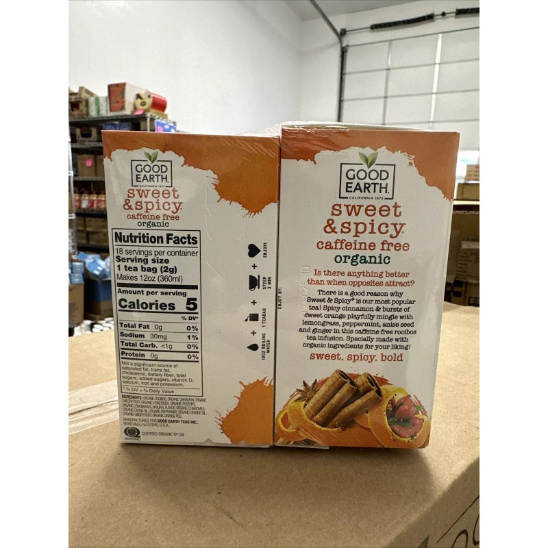 Good Earth NEW - Lot 4 Boxes Good Earth Sweet