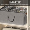 Aokeyee Shoe Organizer for Closet, 2 Pack Large Shoe Storage