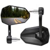 evermotor Motorcycle Handlebar End Mirrors, Motorcycle Mirrors E-Approved, 360° Rotation,