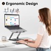 JOYEKY Laptop Stand for Desk, Adjustable Computer Stand with 360°