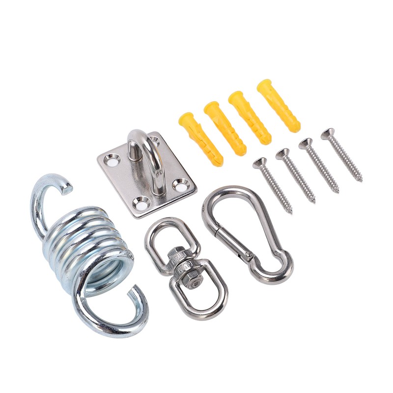 Stainless Steel Ceiling Hammock Hanging Kit 551lb Capacity Suspension Hook