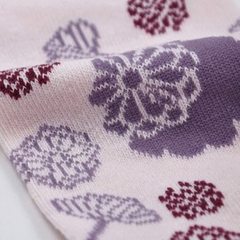 Artfasion Women Flip Flop Socks Ankle Colorful Two Toe Finger Socks for Womens Girls Running (Flover-A-4 Pairs, Women shoe size:5-10)