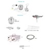 Lyfreen Electric Goat Milking Machine, Portable Auto Goat Milker with