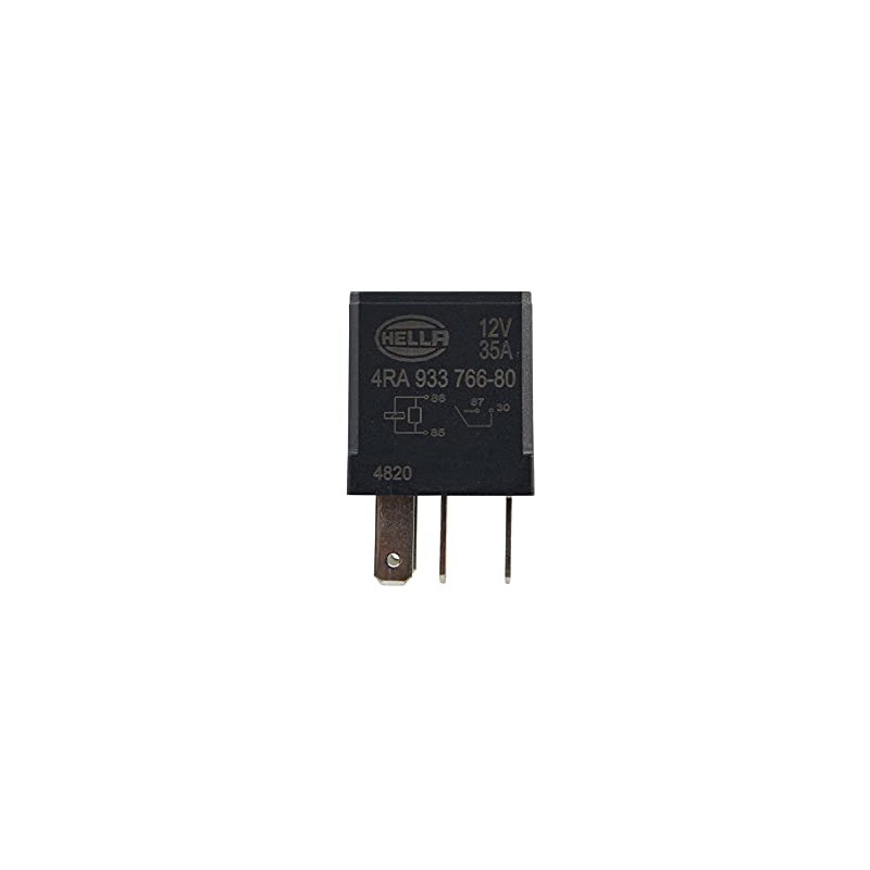 HELLA 933766801 Relay Micro Iso 4 Pole 12V Spst Res,