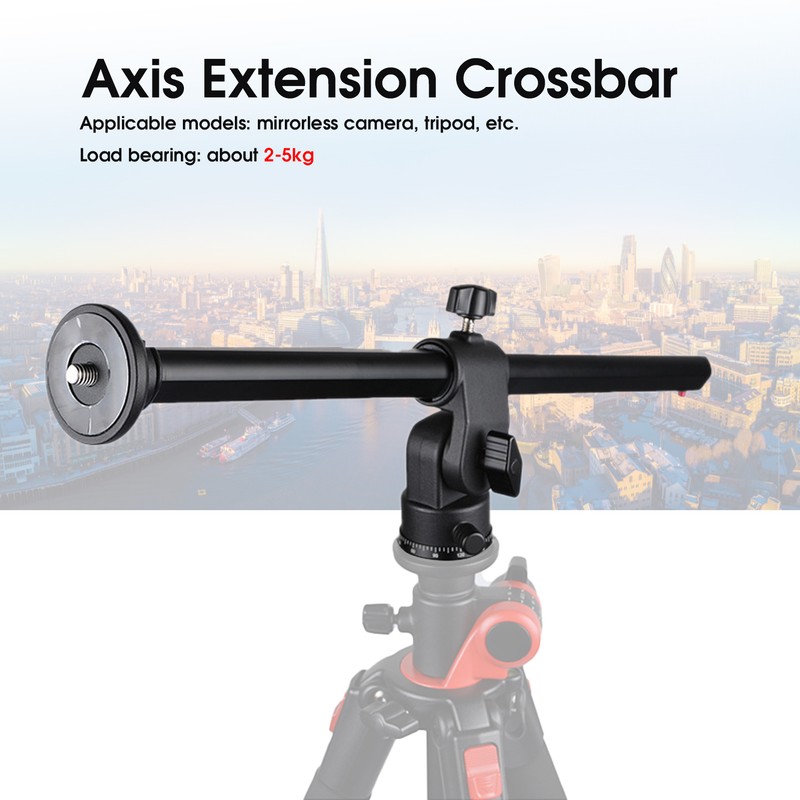 Tripod Crossbar Overhead Shot SLR Ballhead Photography Axle Bracket Extension