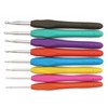 Crochet Hook Set Assorted Size TPR Soft Handle Sturdy Aluminium