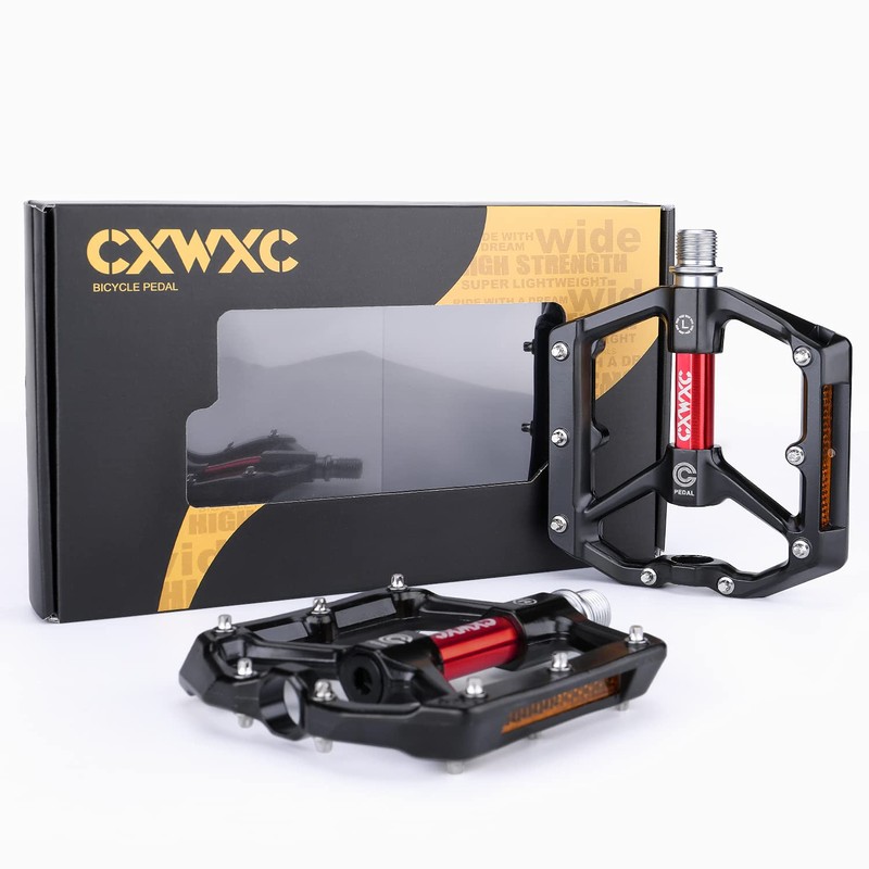 CXWXC Bicycle Pedal, Flat Pedal, For Road Bikes, Cross Bikes,