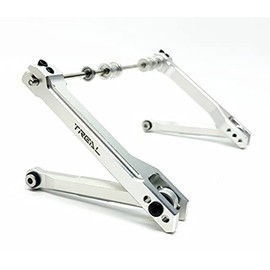 Treal 7075 Juego de barras estabilizadoras traseras de torsión para RBX10 Ryft (plata)