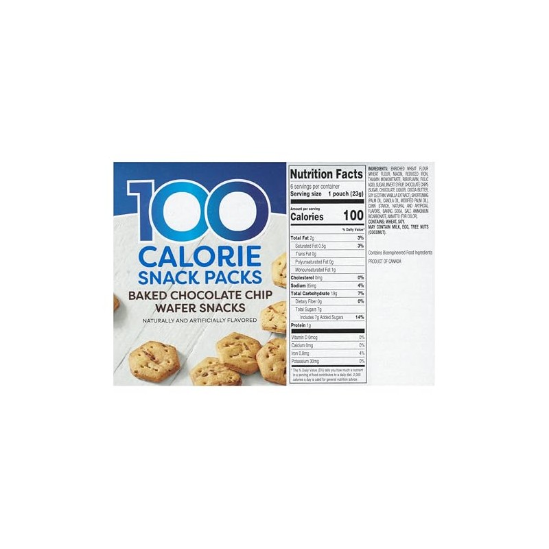 Benton’s 100 Calorie Baked Wafer Snack Packs (1 Box, Chocolate