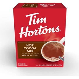 Tim Hortons Hot Cocoa Mix Packets, Smooth & Creamy, 40 Count