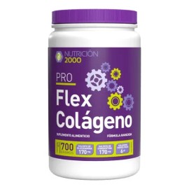 Colageno Hidrolizado Polvo Pro Flex 700 G Sabor Arándano Nutricion 2000                                                                               