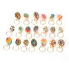 20pcs Shell Dreadlocks Ring DIY Cute Exqusite Hair Braiding Pendant