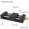 CNC Sliding Table, X/Y Axis Linear Stage Actuator, 75mm Stroke