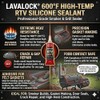 LavaLock High Temp Silicone Adhesive for BBQ Grill & Smoker