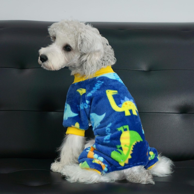XPUDAC - Pijama de forro polar para perros pequeños y