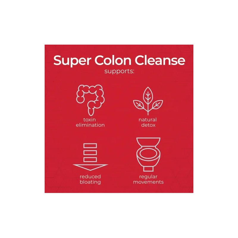 Limpieza De Colon Desintoxicación (120 Cápsulas) Digestión Sin Sabor
