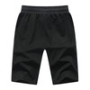 JustSun Pantalones cortos para hombre con cintura elástica y bolsillos