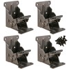 CHEUKYIU Pack of 4 Folding Hinge, Table Legs, Hinge, Folding