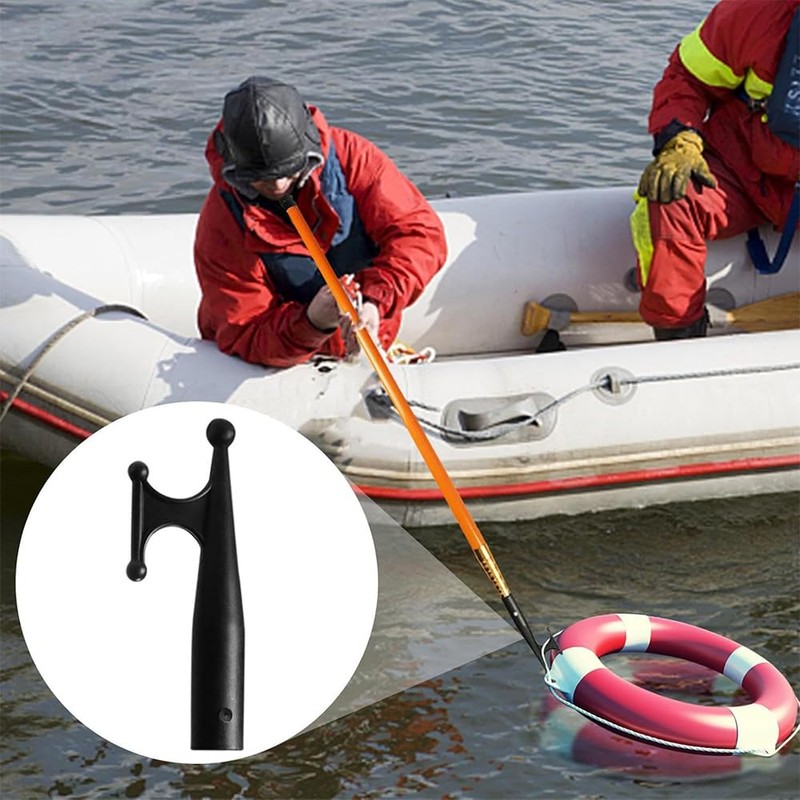 Sarini Boat Hook Replacement,Nylon Mooring Boat Hook Head Replacement,Durable Plastic