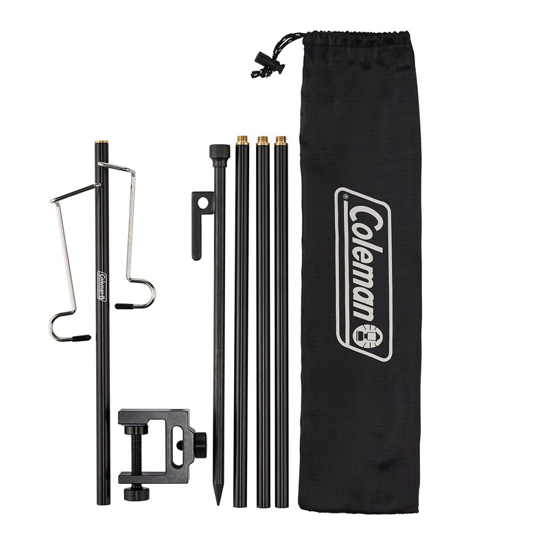 Coleman Pack-Away Lantern Stand, 25 x 3.5 x 124/93/62/31 cm,