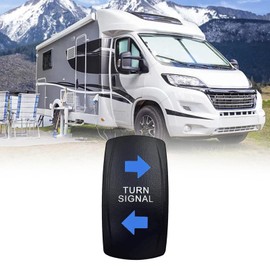 TENOL Turn Signal Switch Toggle Switch Premium Durable Waterproof Powersports Switches 12V 20A for Yachts Trailers Automobiles, Blue