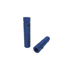 KMPG RACING GO KART ALUMINUM 3/8 INCH PEDAL GRIPS PAIR NEW 3/8" BLUE BRAKE THROTTLE