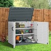 YITAHOME Resin Storage Shed Shelves for 35 Cuft Horizontal Storage