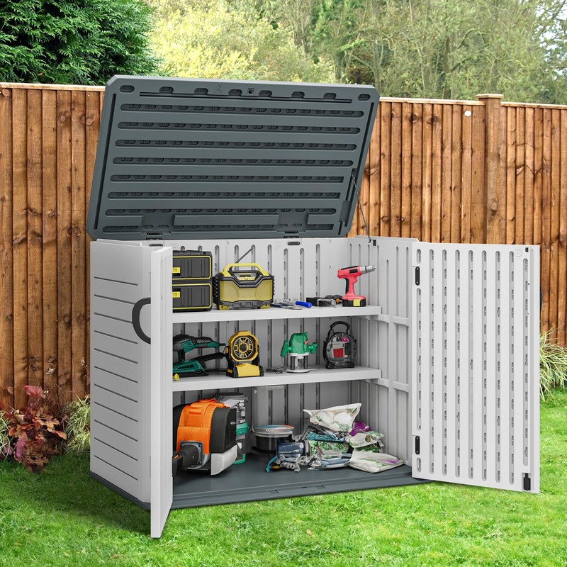 YITAHOME Resin Storage Shed Shelves for 35 Cuft Horizontal Storage