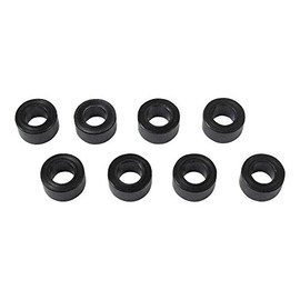 Top Line TP-5230 Black Delrin Spacer for M3.0, Thickness: 0.1 inches (3.0 mm), Pack of 8