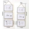 Triple Hanging Picture Frame,vertical collage picture frames,Rustic Wood Picture Frames