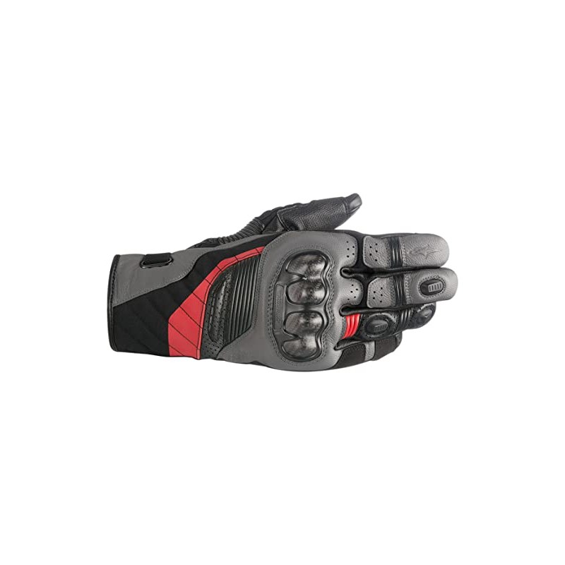 Alpinestars Men's Gloves (Black/Grey/Red, Large), 1 Pack