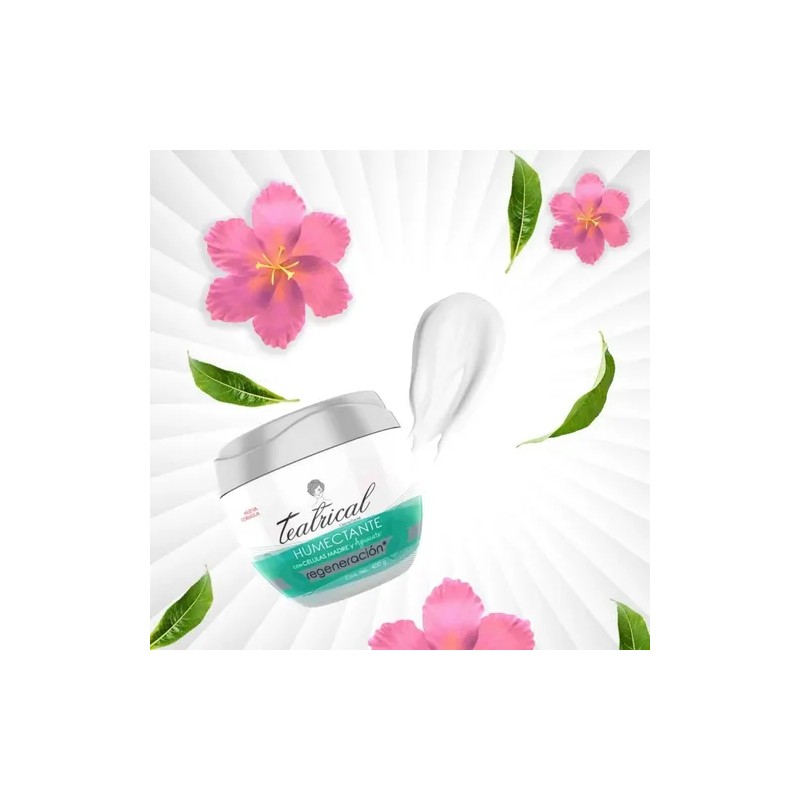 Crema Humectante Facial Teatrical Regeneración De 200 G