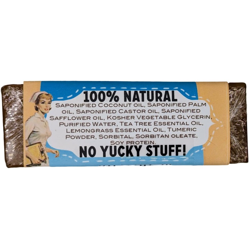 Filthy Nurse all natural glycerin BAR SOAP Tea Tree Lemongrass