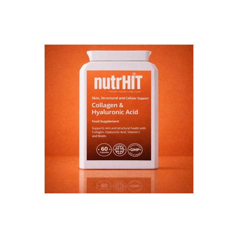 Collagen & Hyaluronic Acid Capsules, with Vitamin C, Biotin &